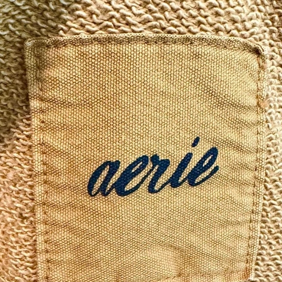 AIRE Tie V Neck Sweatshirt Size S - M - Picture 4 of 4